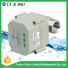 1/2" Dn15 12V 24V Ss304 Motorized Ball Electric Control Water Valve with Timer